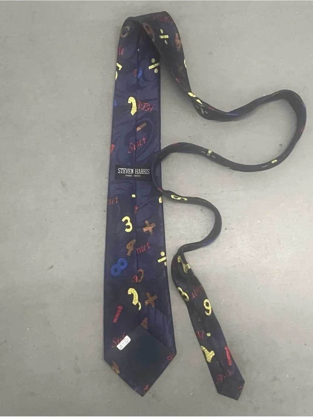Back to School Math Teacher Men’s Necktie / Tie Education Mathematician